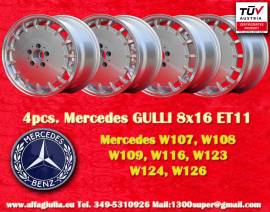 4 pz. cerchi Mercedes Flat Face 8x16 ET11 107 108 