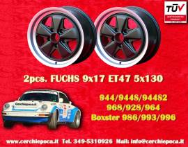 2 pz. cerchi Porsche Fuchs 9x17 ET47 944 1987-, 94