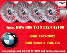 4 pz. cerchi BMW x spoke 7x15 ET20 M3 E30, 5 E12, 