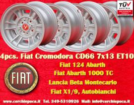 4 pz. cerchi Fiat CD66 7x13 ET10 124 Spider, Coupe