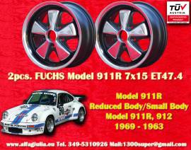 2 pz. cerchi Porsche Fuchs 7x15 ET47 911 -1971 bac