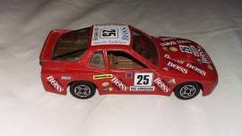 Modellino Bburago Porsche 924 Turbo Rally Boss n.25 rossa