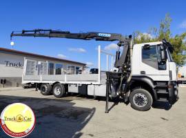 RIF.1187 IVECO STRALIS 260 S 360 – 2007 – CARRELLONE CON GRU EFFER + RADIOCOMANDO – EURO 5