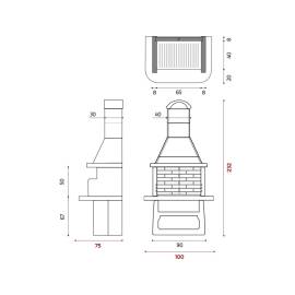 BARBECUE MODELLO "GF 5"