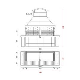 BARBECUE MODELLO "GOLIA"