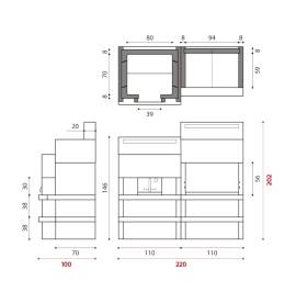 BARBECUE MODELLO PIZZA ROCK TECH