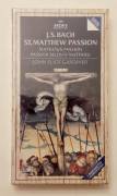 Cofanetto con 3 Musicassetta J.S.Bach John Eliot Gardiner St. Matthew Passion Matthäus-Passion nuovo