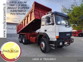 RIF.1159 IVECO 330.36 – 1991 – CASSONE RIBALTABILE POSTERIORE – MEZZO D’OPERA