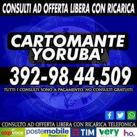 Eseguo consulti di Cartomanzia con offerta libera ricarica telefonica: il Cartomante Yoruba'