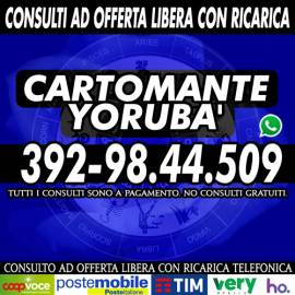 Eseguo consulti di Cartomanzia con offerta libera ricarica telefonica: il Cartomante Yoruba'