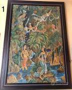 Quadri Balinesi ad olio dipinti ad UBUD nel 1978
