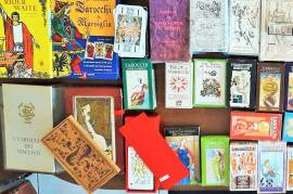 Dispersione  collezione TAROT  solo   carte   vintage  , mazzi  ancora  vergini ,  aperti  mai  usat