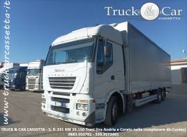 973 IVECO STRALIS 260S400-2004-CENTINATO COPRI/SCOPRI+SPONDA CARICATRICE RETRATTILE-EURO 3