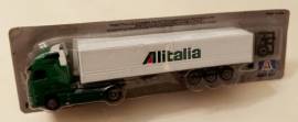 Modellino Camion Semi Rimorchio Volvo Alitalia Italeri Scala 1:87 Ed.Fabbri sigillato