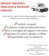 Servizio trasporti, traslochi & noleggio furgone