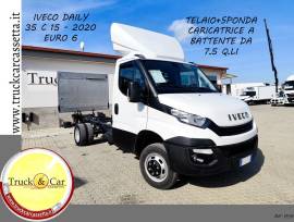 RIF.1154 IVECO DAILY 35 C 15 – 2020 – TELAIO + SPONDA CARICATRICE A BATTENTE DA 7.5 Q.LI – EURO 6