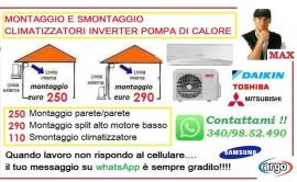 Montaggio condizionatore inverter Ardea e colle Romito 