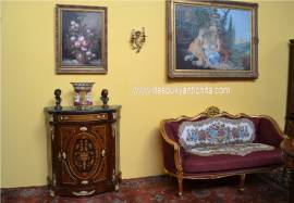 Credenza stile Napoleone III intarsiata