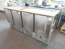 2 TAVOLI FRIGO INOX X BEVANDE USATI  