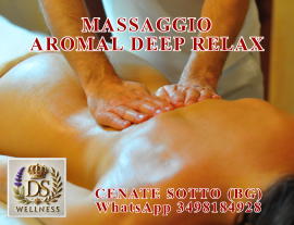 Massaggio Rilassante “AROMAL DEEP RELAX” su tutto il corpo per uomo o donna