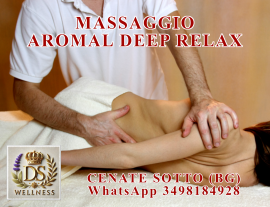 Massaggio Rilassante “AROMAL DEEP RELAX” su tutto il corpo per uomo o donna