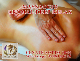 Massaggio Rilassante “AROMAL DEEP RELAX” su tutto il corpo per uomo o donna