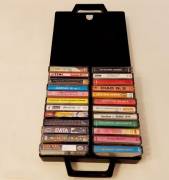 Porta Musicassette STARSYSTEM PRODUCT MC valigetta 24 posti Tape vintage contenitore nero