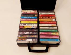 Porta Musicassette STARSYSTEM PRODUCT MC valigetta 24 posti Tape vintage contenitore nero