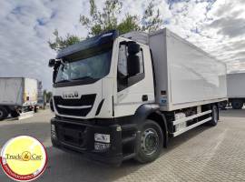 RIF.1182 IVECO STRALIS 190S310-2017-FULL PNEUMATICO-ISOTERMICO+FRIGO+SPONDA 25 Q.LI-EURO 6