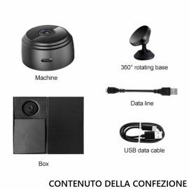 MIni Telecamera videosorveglianza Wifi per interno