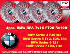 4 pz. cerchi BMW x spoke 7x16 ET25 3 E30 M3