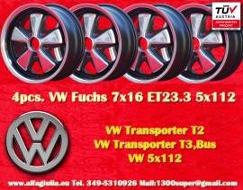 4 pz. cerchi VW Fuchs 7x16 ET23.3 T2b, T3