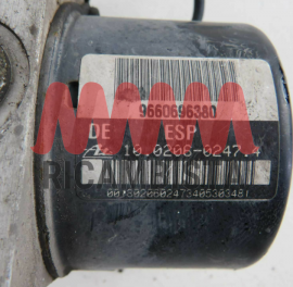 9660696380 Citroën C2 C3 centralina gruppo pompa ABS Euro 199