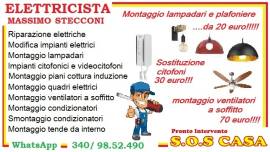 Montaggio ventilatore a soffitto Eur Torrino Roma 