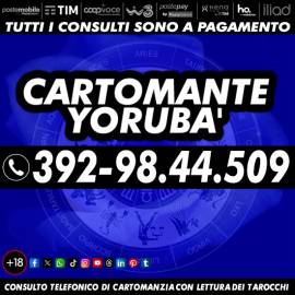 Cartomante Yorubà - Gioca le tue Carte anticipando il tuo futuro chiedendo consigli ai Tarocchi del 