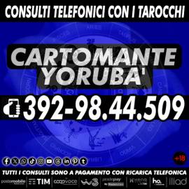 Cartomante Yorubà - Gioca le tue Carte anticipando il tuo futuro chiedendo consigli ai Tarocchi del 