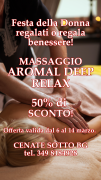 Offerta Festa della Donna - Massaggi con Sconto del 50%! Bergamo provincia