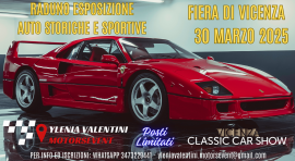 RADUNO ESPOSIZIONE AUTO PRESSO VICENZA CLASSIC CAR SHOW 2025