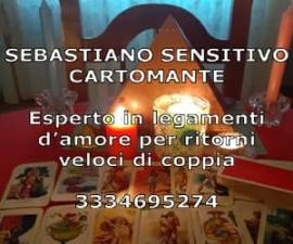 FAMOSO SENSITIVO CARTOMANTE SEBASTIANO TI RIDONA IL TUO AMORE 