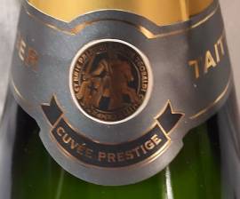 CHAMPAGNE TAITTINGER CUVEE' PRESTIGE CONFEZIONE ORIGINALE