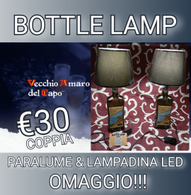 Lampade bottiglie artigianali 