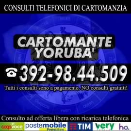 Servizio professionale telefonico di Cartomanzia con lettura dei Tarocchi [il Cartomante Yorubà]