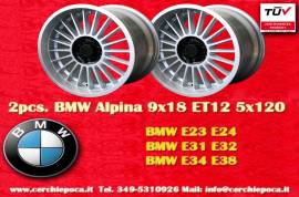 2 pz. cerchi BMW Alpina 9x18 ET12 5 E34, 6 E24, 7 