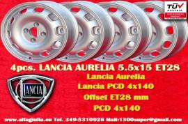 4 pz. cerchi Lancia TZ 5.5x15 ET40 Flaminia