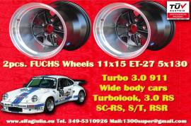 2 pz. cerchi Porsche Fuchs 11x15 ET-27 911 turbo b