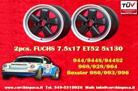 2 pz. cerchi Porsche Fuchs 7.5x17 ET52 944 1987-, 