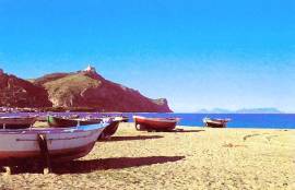 Mare Sicilia a Tindari - Oliveri (ME) fronte Eolie