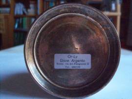 Argento 800 cilindro su base rotonda g 143