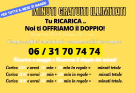 Offerta Imperdibile. Minuti Gratuiti Illimitati per Sempre. 06.31707474