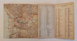 Carta D'Italia scala 1:250.000 in 38 fogli n.14 Ed.Arti Grafiche, Bergamo 1910